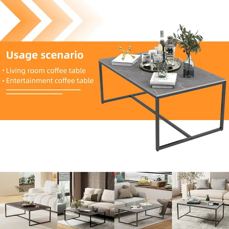 Table basse rectangulaire Frame