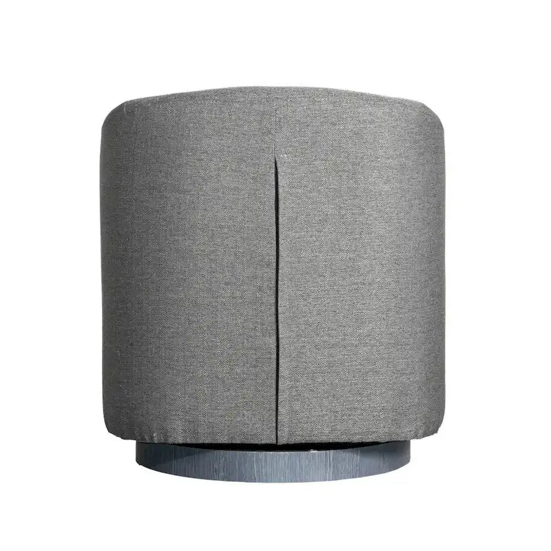 Fauteuil pivotant Barrel avec base en vinyle