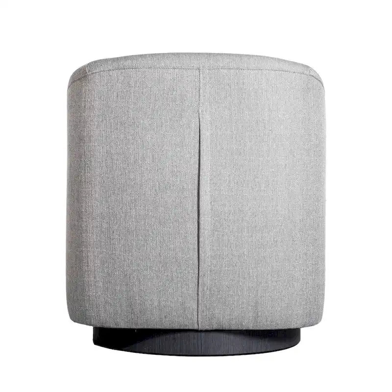 Fauteuil pivotant Barrel avec base en vinyle