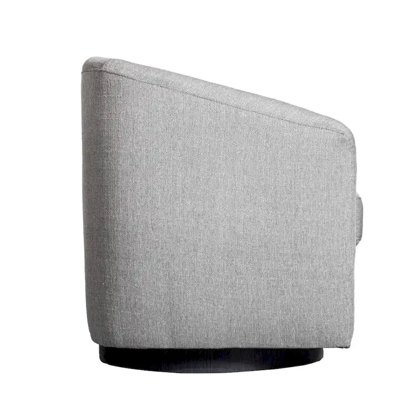 Fauteuil pivotant Barrel avec base en vinyle