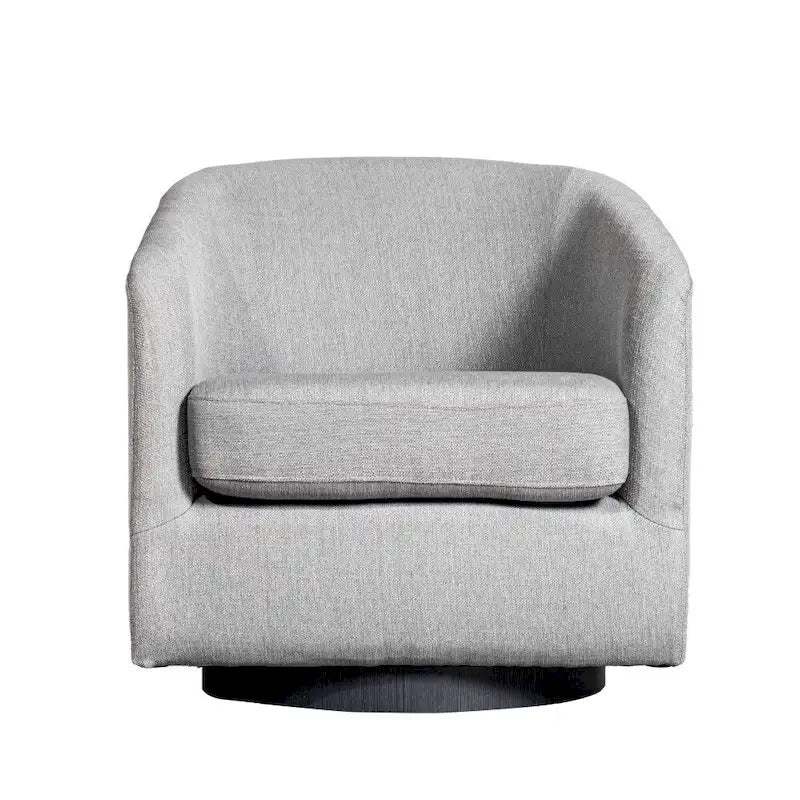 Fauteuil pivotant Barrel avec base en vinyle