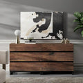 Buffet moderne 2-en-1 avec 6 tiroirs
