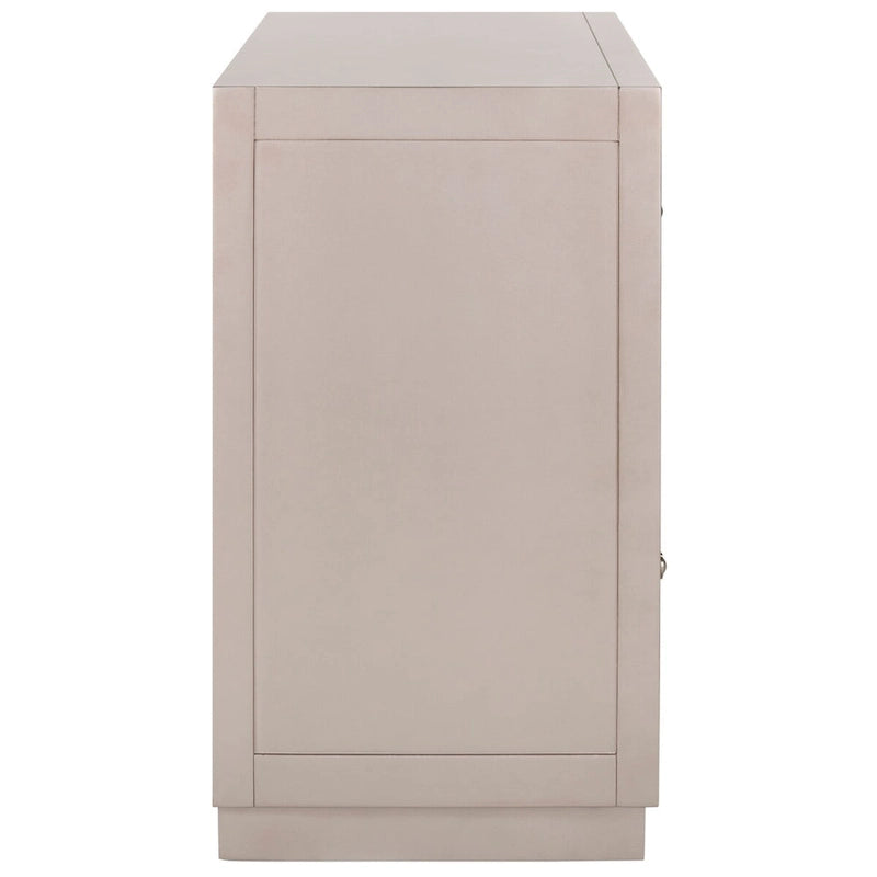 Mini commode de rangement nickel à 3 tiroirs