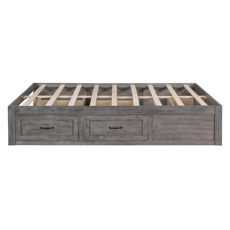 Tiroirs de rangement pour lit plateforme