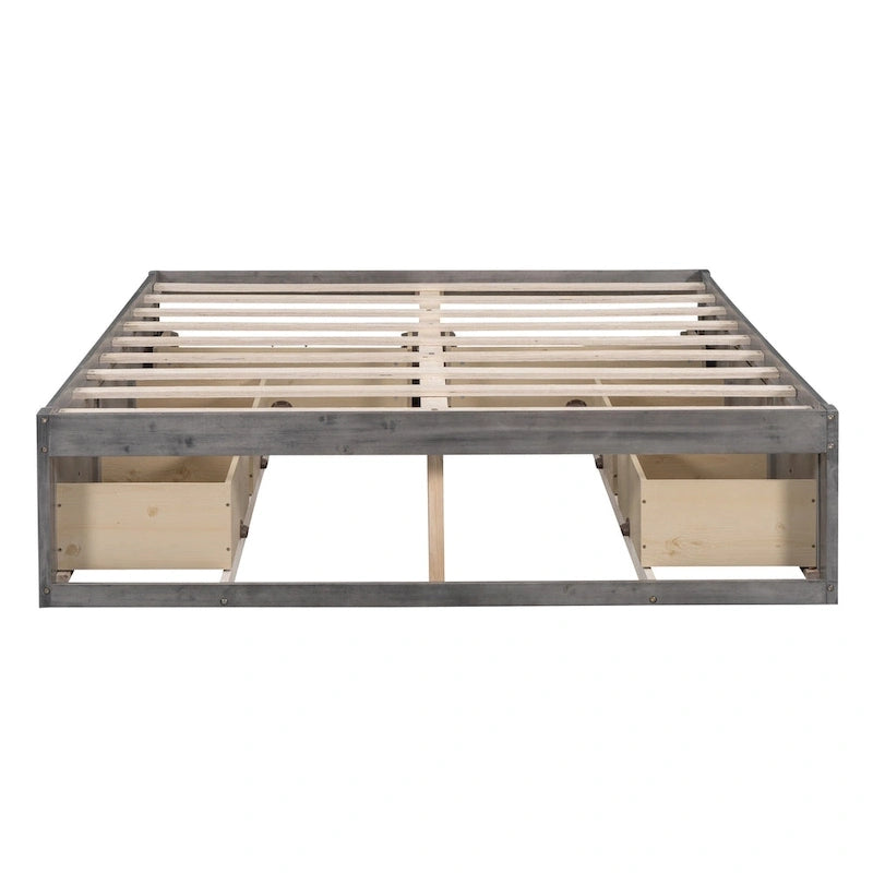 Tiroirs de rangement pour lit plateforme