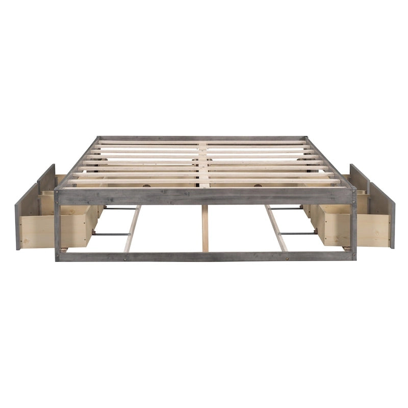 Tiroirs de rangement pour lit plateforme