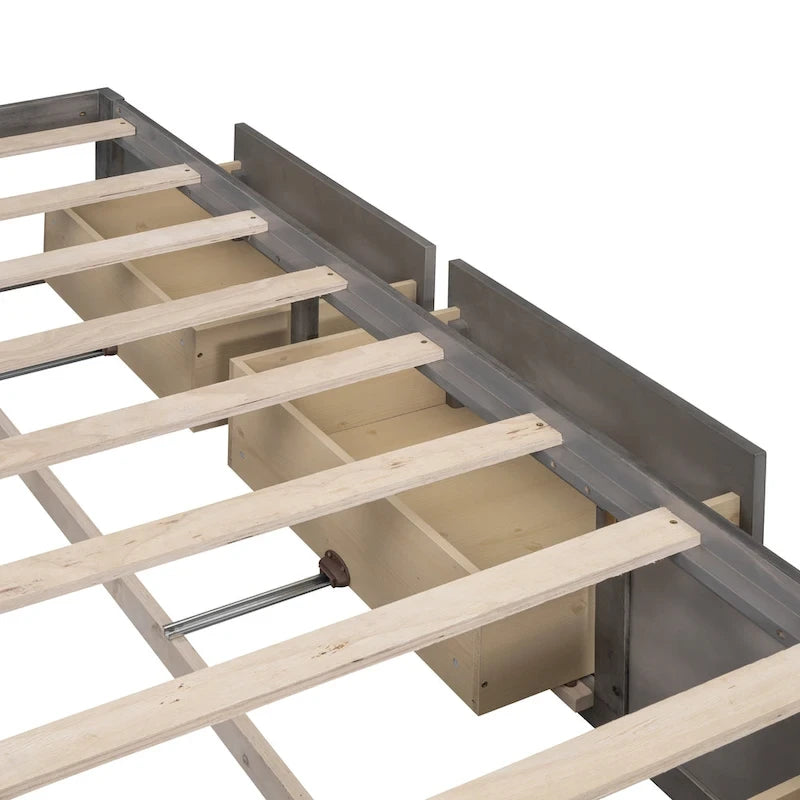 Tiroirs de rangement pour lit plateforme