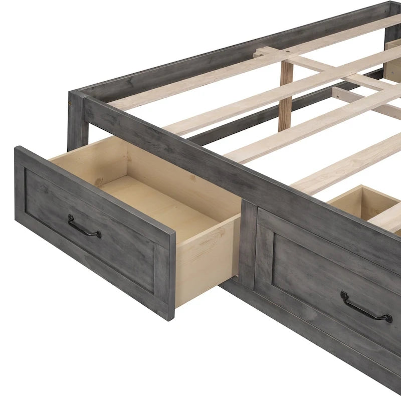 Tiroirs de rangement pour lit plateforme