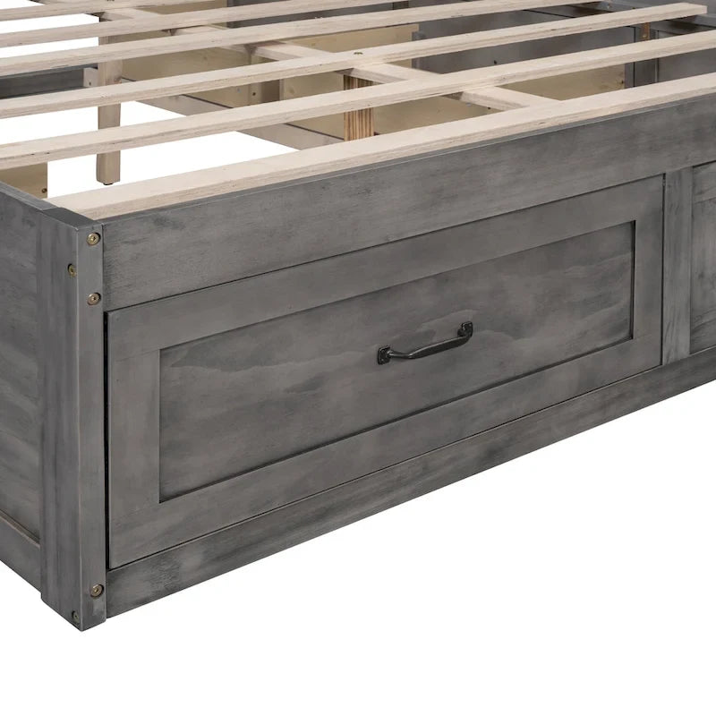 Tiroirs de rangement pour lit plateforme