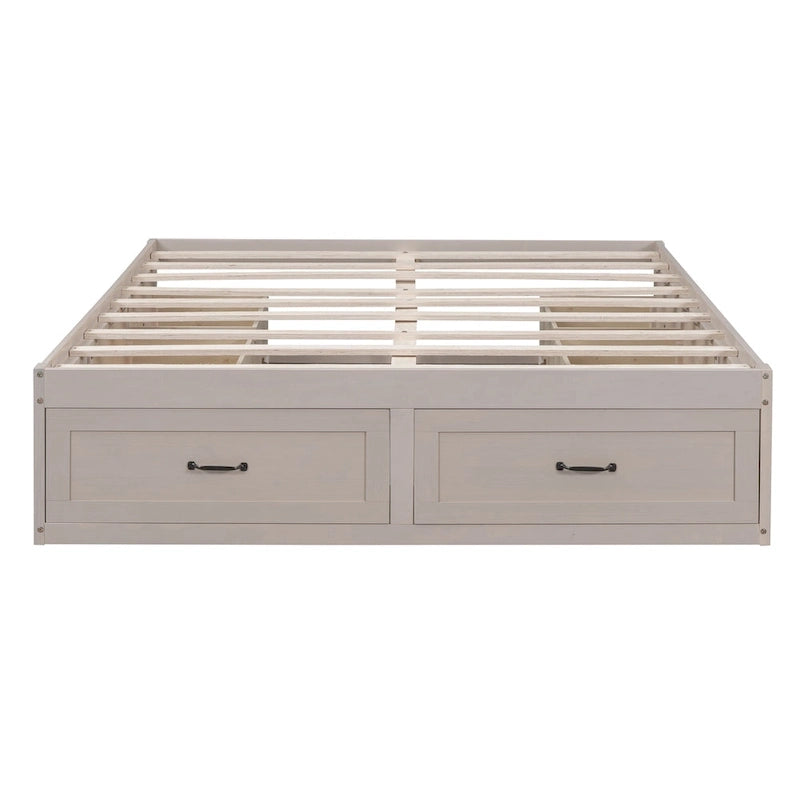 Tiroirs de rangement pour lit plateforme