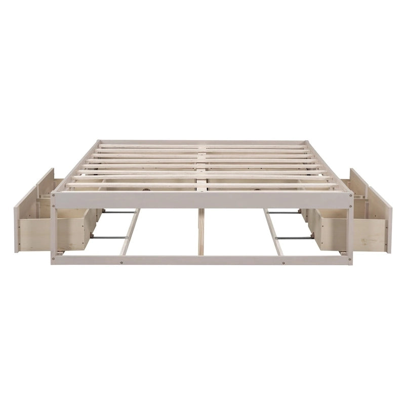 Tiroirs de rangement pour lit plateforme