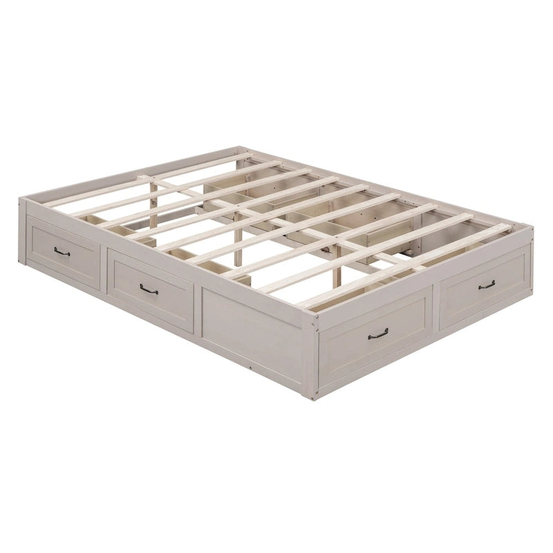 Tiroirs de rangement pour lit plateforme