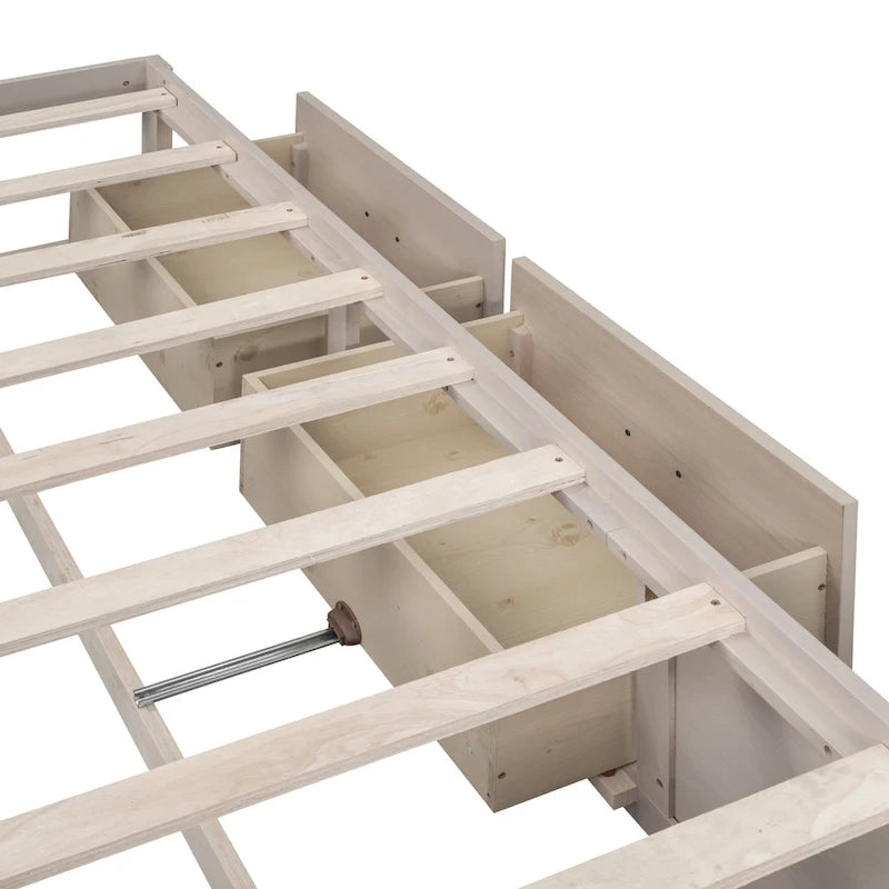Tiroirs de rangement pour lit plateforme
