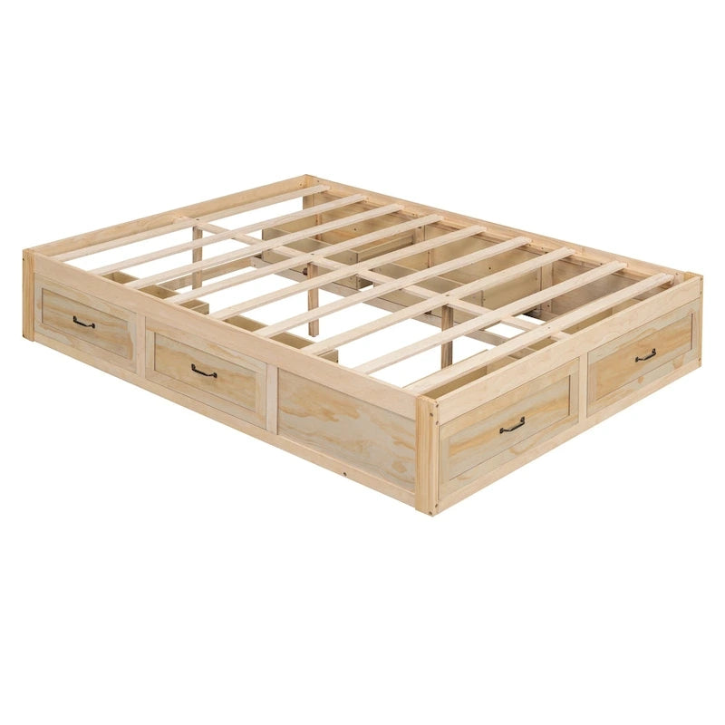 Tiroirs de rangement pour lit plateforme