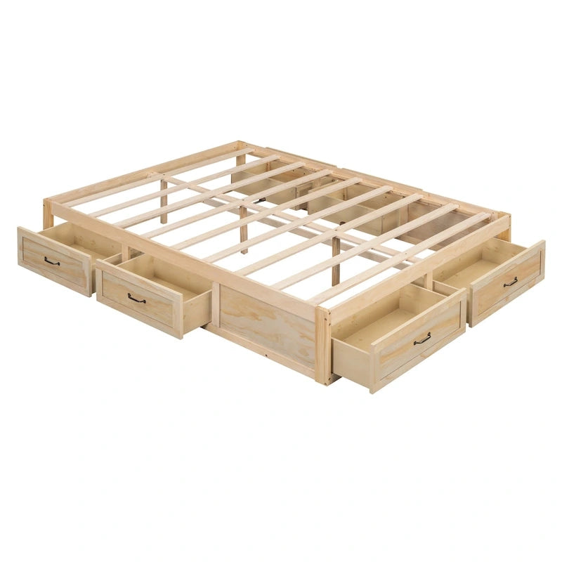 Tiroirs de rangement pour lit plateforme