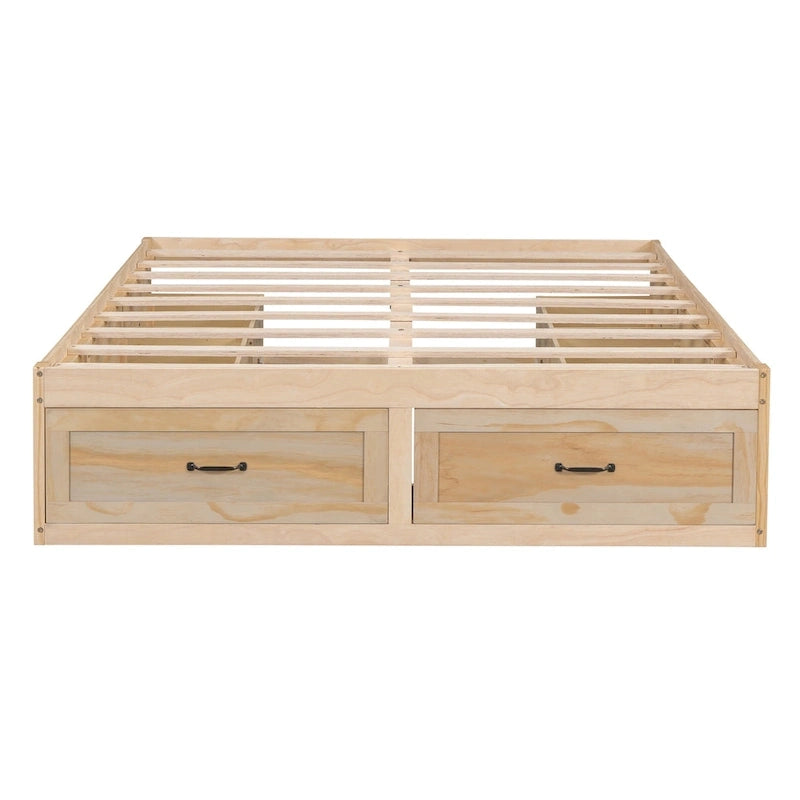 Tiroirs de rangement pour lit plateforme