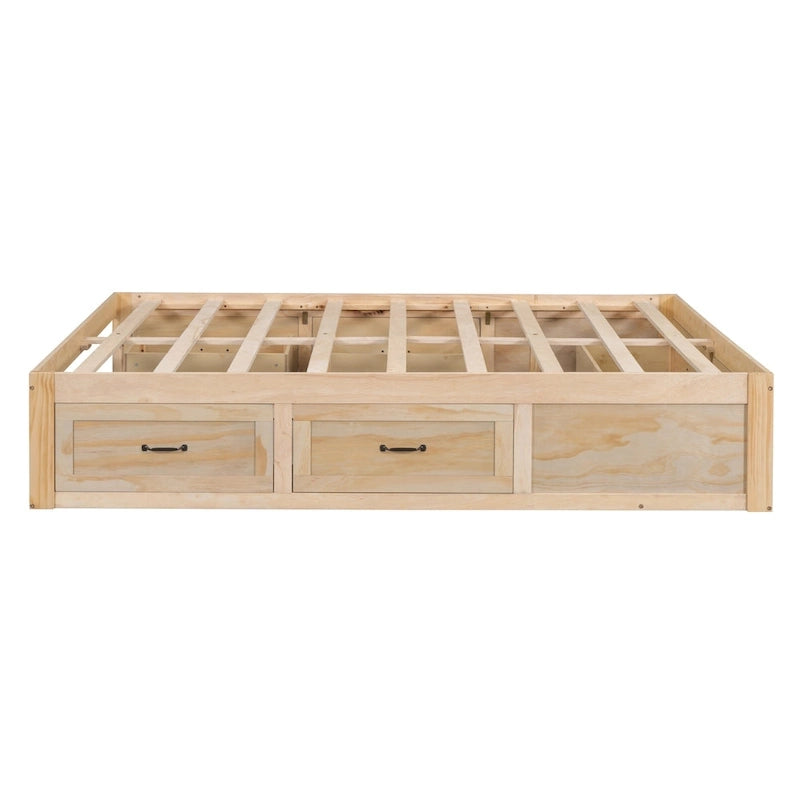 Tiroirs de rangement pour lit plateforme