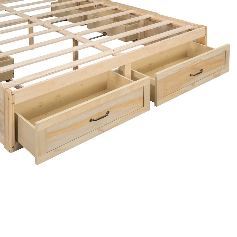 Tiroirs de rangement pour lit plateforme
