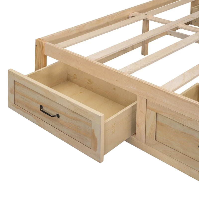 Tiroirs de rangement pour lit plateforme