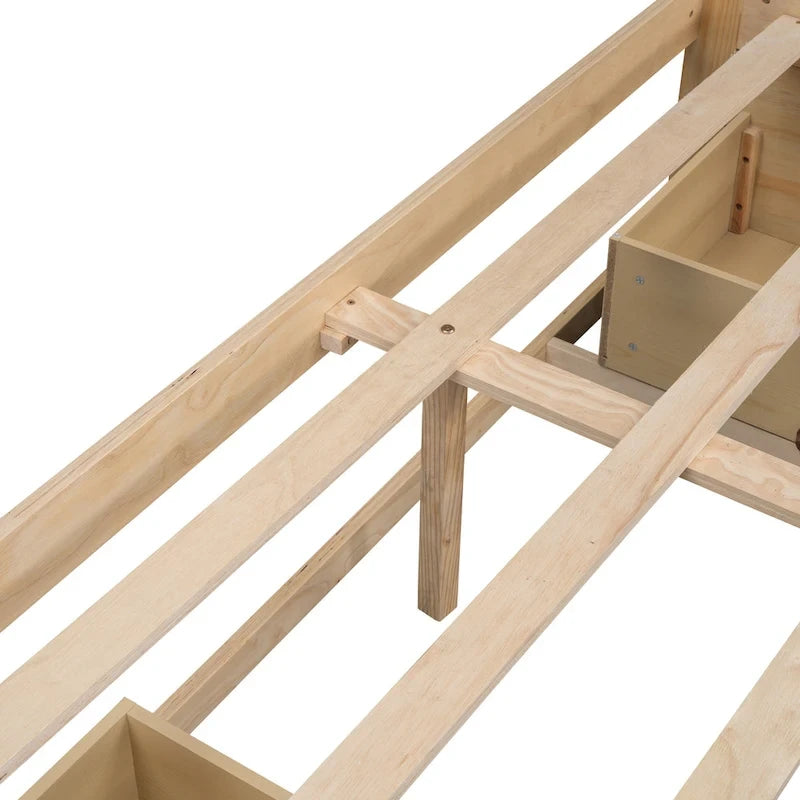 Tiroirs de rangement pour lit plateforme