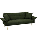 Canapé-lit futon en velours pliable canapé convertible lit de repos