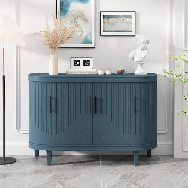Buffet de café en bois avec table console