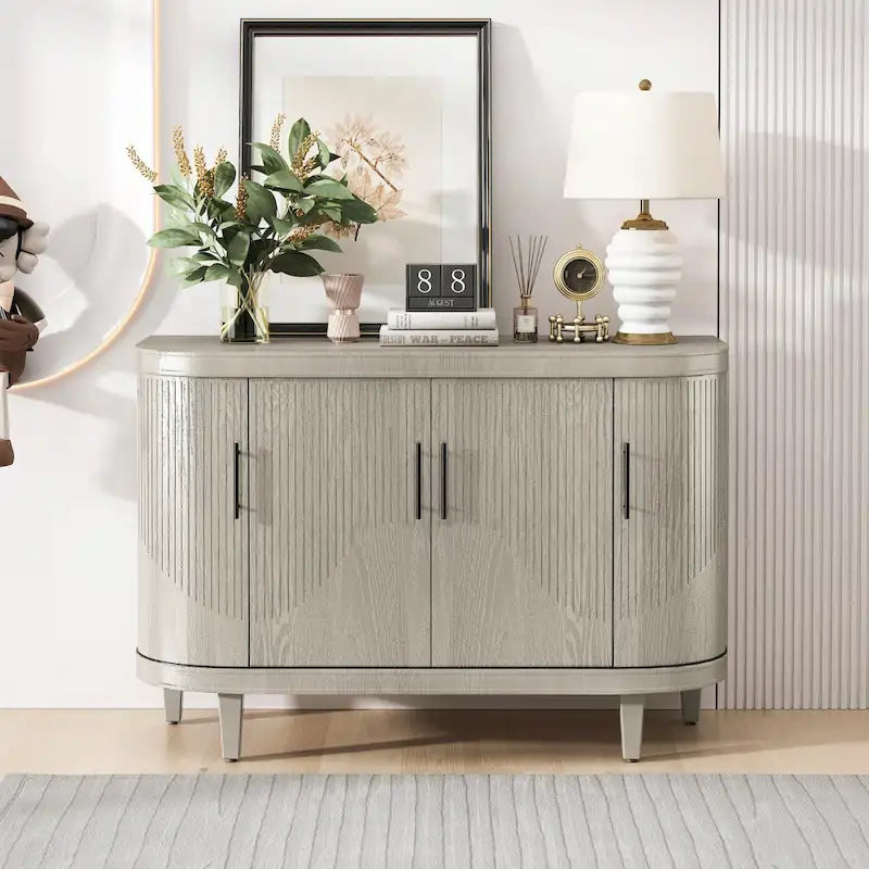 Buffet de café en bois avec table console