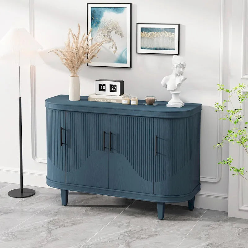 Buffet de café en bois avec table console