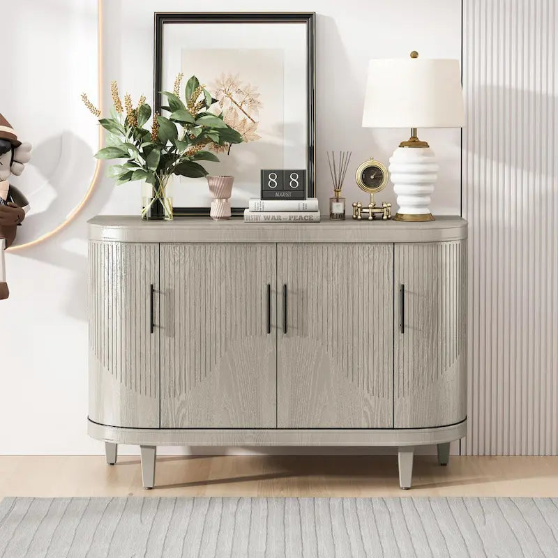 Buffet de café en bois avec table console