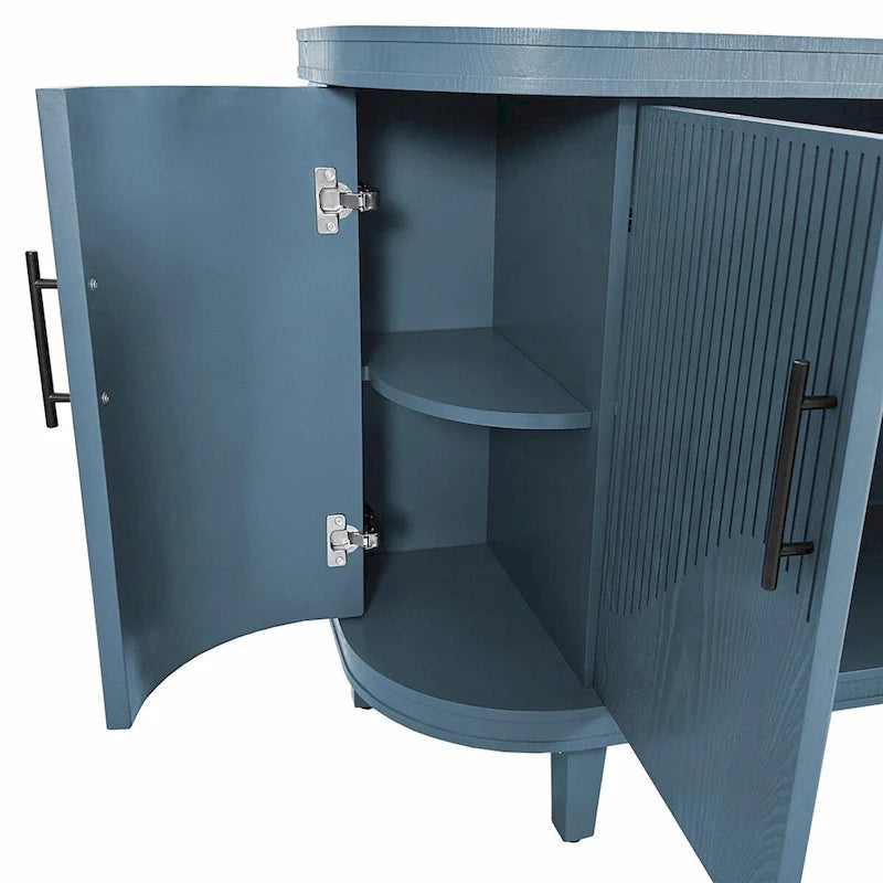 Buffet de café en bois avec table console