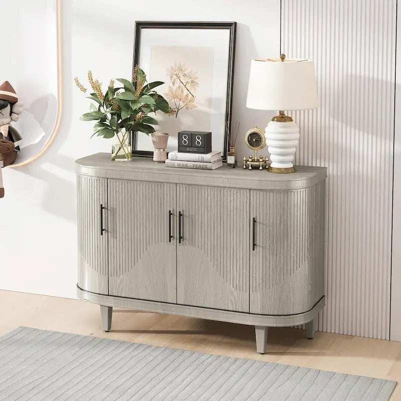 Buffet de café en bois avec table console