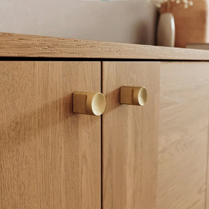 Bahut moderne en chêne avec rangements et console de buffet