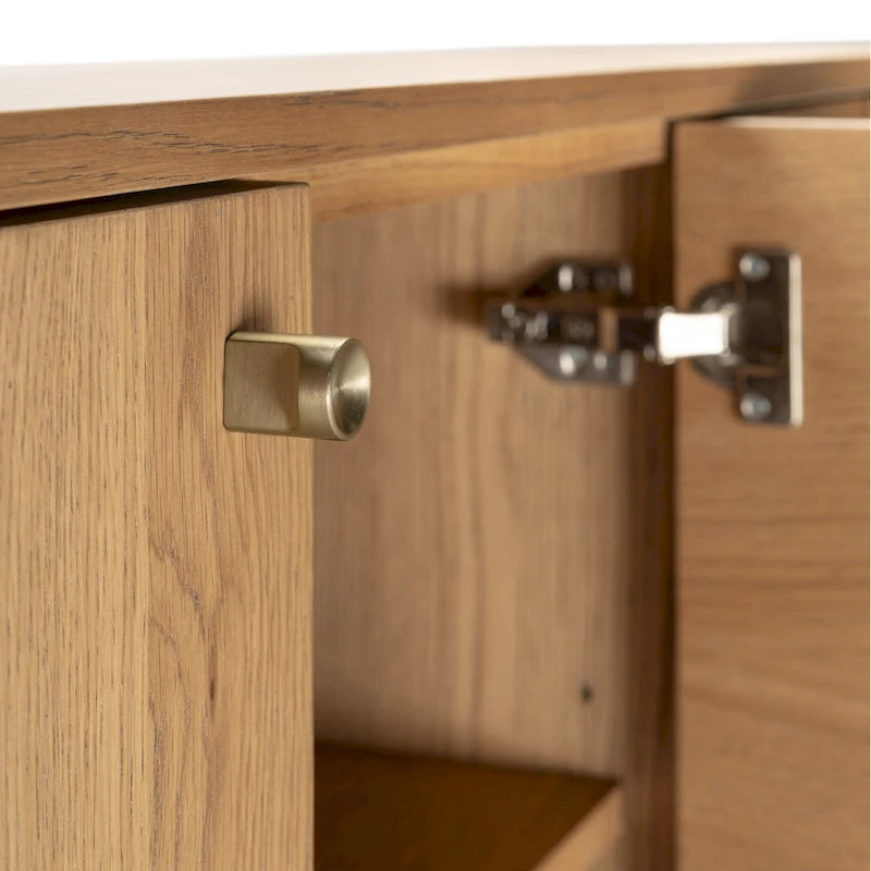 Bahut moderne en chêne avec rangements et console de buffet