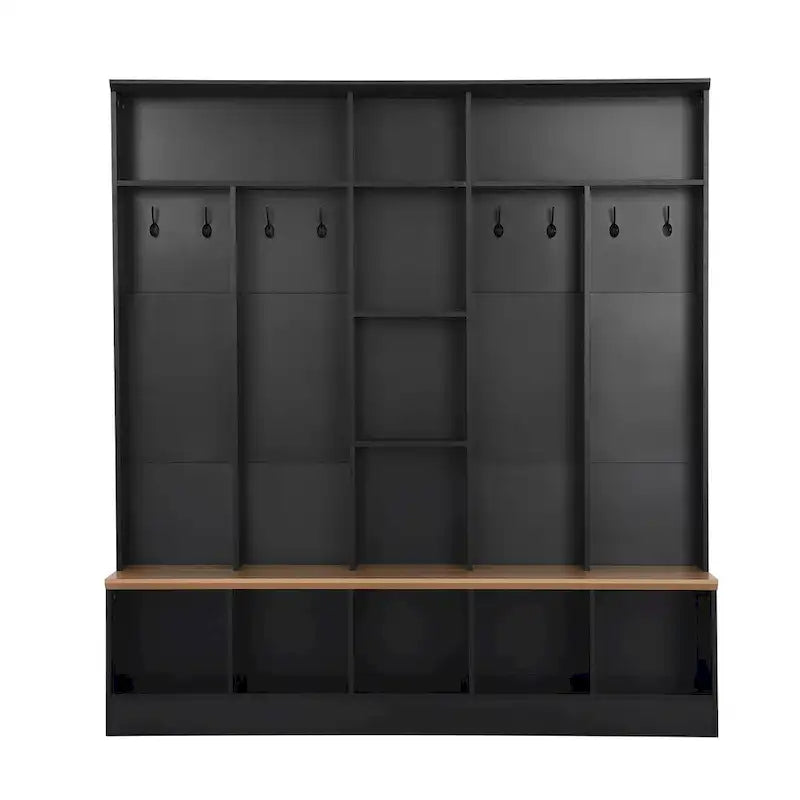 Arbre de Hall large avec banc de rangement