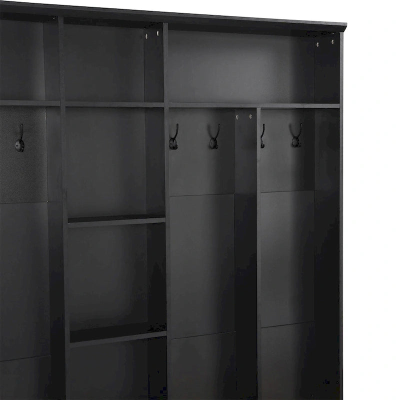 Arbre de Hall large avec banc de rangement