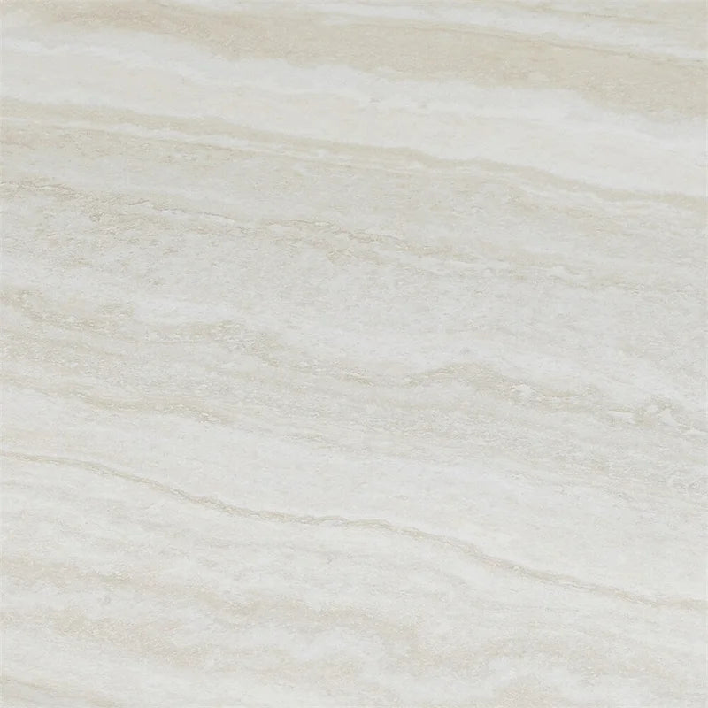 Table basse ronde robuste en fibre de verre avec grand espace de rangement