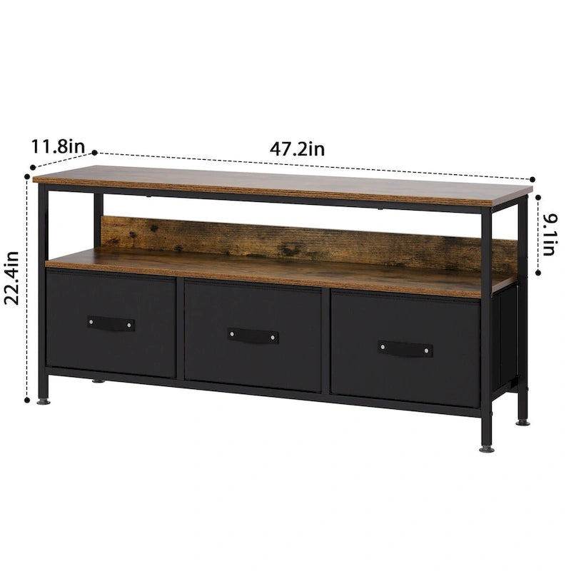 Meuble TV Banc avec Rangement
